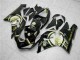 Best 2005-2006 Black Kawasaki ZX6R Motorcylce Fairings