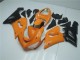 Best 2005-2006 Orange Black Kawasaki ZX6R Bike Fairings