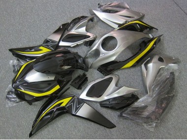 Best 2007-2009 Black Kawasaki Z1000 Motorcyle Fairings