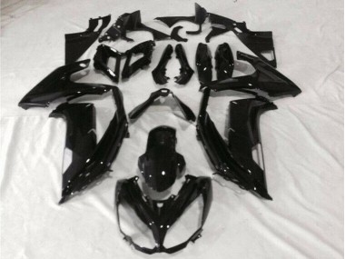 Best 2012-2016 Glossy Black Kawasaki EX650 Motor Bike Fairings