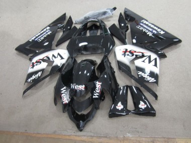 Best 2003-2005 Black West Ninja Kawasaki ZX10R Motorbike Fairing Kits