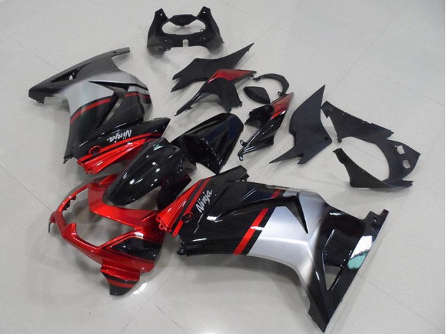 Best 2008-2012 Black Orange Kawasaki ZX250R Motorbike Fairings
