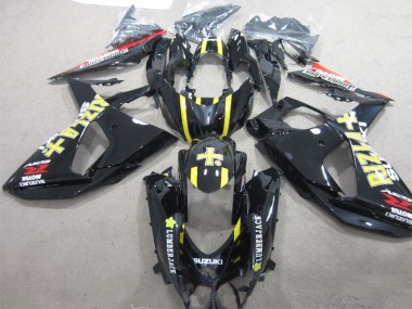 Best 2009-2016 Black Rizla Lumber Jack Suzuki GSXR1000 Motorbike Fairing